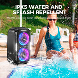 W-KING 250W MAX Party Wireless Bluetooth Speaker with USB Playback