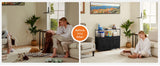 TV Stand Multilayer Shoe Rack Space Saving Cabinet With 5 Fabric Drawers