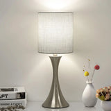 3-Way Touch Control Table Lamp, Dimmable Bedside Desk Lamp with Metal Base