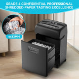 18-Sheet High Security Level P-4 Heavy Duty Paper/Card Shredder for Home Office by 5.28 Gallons Pullout Waste Bin