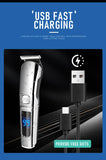 Ufree Beard Trimmer for Men, Waterproof Electric Razor for Nose, Body, Face & Mustache, Cordless