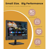 15.6 Inch Full HD 1080p Compact Flat Screen Smart TV with Wi/Fi, Bluetooth