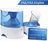Warm Mist Humidifier & Steam Inhaler, 0.5 Gal, Quiet for Bedroom, Sinus Relief