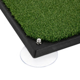 Foldable Flat Golf Practice Mat with Auto Ball Return System for Home