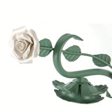Modern Bedside Lamp Stained Glass Flower Table Reading Lamps