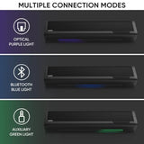 Sound Bars for TV with Subwoofer, 2.1 Deep Bass Small Soundbar Monitor