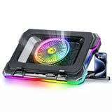 RGB Gaming Laptop Cooling Pad with 5.5 Turbo Fan Rapid Cooling