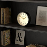 Modern Classic Round Mantel Clock Contemporary Style for Mantel Desk