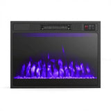 COSTWAY 23" Electric Fireplace, 750W/1500W 50,000 BTU Fireplace Insert