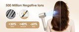 Bopcal Ionic Hair Dryer with Diffuser - 160000RPM High-Speed Blow Dryer, 500 Millons Ions Frizz Free, Fast