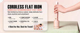 Cordless Hair Straightener, for Fine Soft Hair/Short Hair, Portable Ceramic Hair Straightener