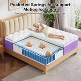 14 inch Medium Firm Memory Foam Mattress, Fiberglass Free