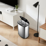 Smart trash can Sensor Touchless Automatic Closing 2D size battery Kitchen Trash Bin
