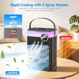 4 in 1 Evaporative Air Cooler with 1200ML Tank, Queit Cooling Fan w/ Remote