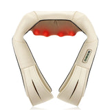 Shiatsu Neck and Shoulder Massager Heated Back Massager U Shape Deep Kneading Electric Massage Pillow For Neck Waist Leg Body