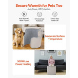 Under Desk Space Heater,Rollable Foot Warmer Portable for Home&Office