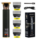 T9 LCD Electric Hairdresser Oil Shaving Head Electric Pusher Carving Electric Pusher Clipper Hair Precision