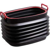 37L Car Trash Can with Handle Foldable Telescopic Bucket Portable Car Trunk Organizer Car Rubbish Bin