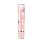 Dual-Head Rechargeable Electric Epilator for Women Intimate Grooming Body Hair Removal