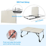Foldable Laptop Table Notebook Bed Portable Folding Laptop Computer Desk