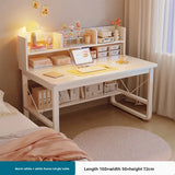 New Model Desk Bookshelf Integrated Student Writing Desk Simple Office Desk
