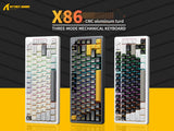 ATTACK SHARK X86 75% Aluminum CNC Wireless Mechanical Gaming Keyboard