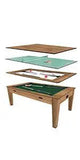 Crux 55-inch Folding Billiard/Pool Table-Portable and Space-Saving Entertainment!