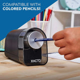 Heavy Duty Electric Pencil Sharpener, Quiet Motor, Pencil Saver, Auto-Reset