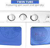 Portable Twin Tub Washing Machine for Various Places