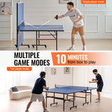 Indoor MDF Portable Table Tennis Table Foldable Ping Pong Table with Net