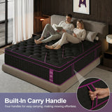 12"Gel Memory Foam Hybrid Pocket Spring Mattress Twin Full Queen King
