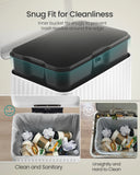 SONGMICS Trash Can, 13 Gallon (50 L) Garbage Can for Kitchen, with Lid, Pedal, and Removable