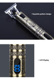 T9 LCD Electric Hairdresser Oil Shaving Head Electric Pusher Carving Electric Pusher Clipper Hair Precision