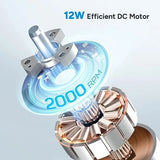 Tower Fan for Bedroom, 25 dB Quiet DC Bladeless Fan with Remote, 8 Speeds