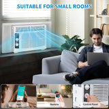 5000 BTU Window AC Unit w/ Timer Function & Easy Install Kit for Small Bedrooms