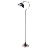 56''H SATIN NICKLE GOOD NECK FLOOR LAMP