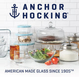 Tempered Glass Cake Dish & 3 Quart Baking Dish Set for Even Baking, Oven Safe