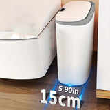 13L Motion Sensor Bathroom Trash Can with Lid,Small Automatic Garbage Can