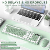 SGIAWETA-Wireless Keyboard and Mouse Combo, Full-Sized Wireless Keyboard