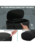 49L Touchless Motion Sensor Trash Can Automatic Garbage Bin With Removable Lid For Kitchen Bathroom