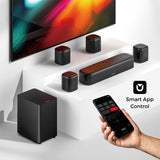 ULTIMEA Aura A40 7.1CH Virtual Surround Soundbar for TV with Subwoofer