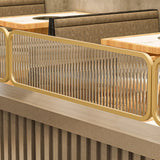 Screen Divider, Translucent Table Partition Divider, 39.4X11.8In Commercial Decorative Privacy Screen