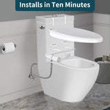 SAMODRA Bidet Non-Electric Toilet Attachment Dual Nozzle Bidet Adjustable