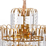LED Crystal Chandelier, Modern Luxury Ceiling Light Lamp Pendant Fixture Lighting