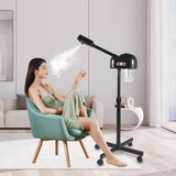 750ml Ozone Facial Steamer Height Adjustable Sprayer 360° Rotatable Movable Skin Care Equipment
