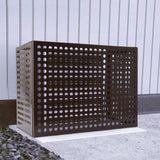 110*55*80cm Air Conditioner Fence Outdoor Units Aluminium Alloy Freestanding Privacy Screen