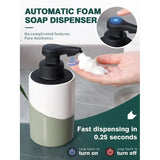 Automatic Soap Dispenser Ceramic Hand Free Soap Dispenser with Waterproof Pump