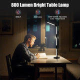 Smart RGB LED Desk Lamp With Music Sync And 16 Million Colors, Foldable