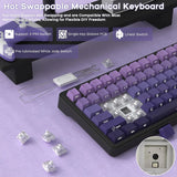 MAMBASNAKE x ATTACK SHARK X85 Gasket Mechanical Keyboard with Knob