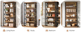 Tribesigns 71"  Tall Bookshelf,  6-Tier Industrial Bookcase with Metal Frame